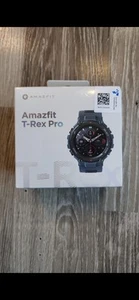 Amazfit T-Rex Pro Montre Connectée - Montre GPS Extérieur Robuste, Acier Bleu - Photo 1 sur 2