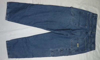 WRANGLER AUTHENTIC BLUE JEANS 32x32 THINSULATE THERMAL LINED CARPENTER 94GRWID - Image 1 of 4
