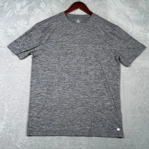 Rhoback Shirt Mens Medium Blue Gray Heathered Tailwind Performance Golf - Picture 1 of 11