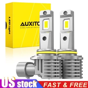 AUXITO 9005 hb3 LED Headlight Kit Hi Lo Bulbs Super Bright 6500K Fanless Canbus - Picture 1 of 13