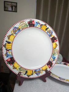 Sakura AFTERNOON TEA Mary Engelbreit Dinner Plate 10 3/4 in - Picture 1 of 7