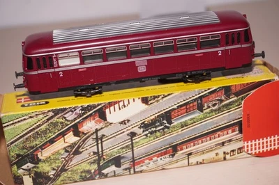 RF16] Trix Express Model Railway Train H0 No. 2289 Rail Bus Side Car Boxed - Image 1 of 4