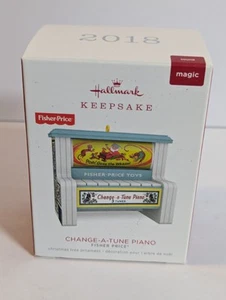 CHANGE-A-TUNE PIANO~FISHER PRICE~MAGIC SOUND~2018 HALLMARK ORNAMENT - Picture 1 of 8