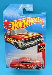 Chevy Nova, 1966, Hotwheels, HW Flames, Chevrolet, 7/10, 143/250, Unopened - Picture 1 of 19