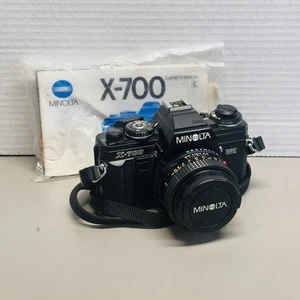 Minolta X-700 MPS 35mm SLR Film Camera w/ Lens & Strap - Picture 1 of 8