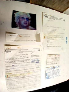 1987 ADRIN ADONIS FIRMADO KEITH FRANKE CA aplicación de lucha libre y examen - Imagen 1 de 15