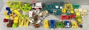 VINTAGE FISHER PRICE 50 LITTLE PEOPLE PARTS LOT HOSPITAL NURSERY SCHOOL $2 EACH! - Picture 1 of 4