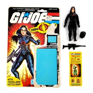 Vintage 1984 GI Joe Cobra Baroness v1 Figur 100% Komplett Neu O Ring - Bild 1 von 13