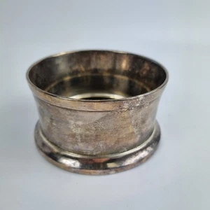 Beautiful Vintage Silver Plated Wine Bottle Coaster - Picture 1 of 7