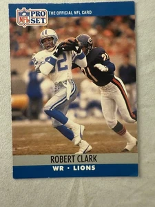1990 Pro Set #494 Robert Clark Rookie - Picture 1 of 2