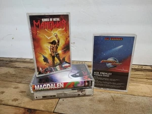 4 Cassette Lot Manowar, Magdalen, Ace Frehley, The Cult. Vintage Tape Lot  - Picture 1 of 5