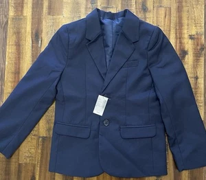 The Children’s Place Boy Suit Blazer Size 6 Blue Jacket New - Picture 1 of 5