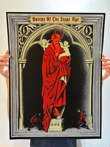 Queens Of The Stone Age Poster 6/10/2025 Boston MA Signed & Numbered #/35 - Picture 1 of 1