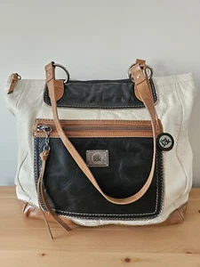The Sak Large Tote Handbag Shoulder Bag - beige Brown - 100% leather - Picture 1 of 13
