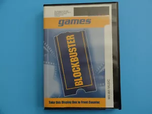 NINTENDO WII - WII MUSIC BLOCKBUSTER VIDEO RENTAL CASE - Picture 1 of 5