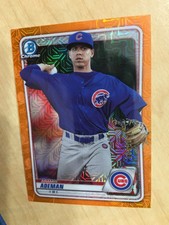 ARAMIS ADEMAN 2020 BOWMAN CHROME ORANGE MOJO REFRACTOR ROOKIE RC SP /25 