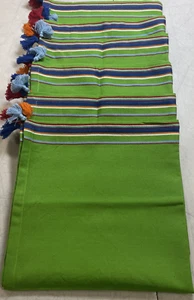 6 Summer Living Napkins Green With Orange, White, Red, Blue  21" x 20 ½" New - Picture 1 of 8