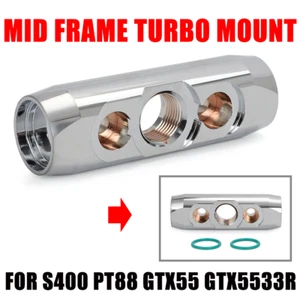 Mid Frame Turbo Mount Kit For Turbochargers Borg Warner S400 PT88 GTX55 GTX5533R - Picture 1 of 10