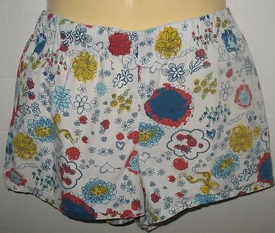 XHILARATION ROPA DE DORMIR - X-PEQUEÑA - 100% ALGODÓN - PANTALONES CORTOS PARA DORMIR/SALÓN  Foto 1 de 2