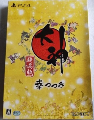 PS4 Okami HD Remaster Zekkeiban Sachi Tsutsumi Limited Edition Japan import - Image 1 of 4
