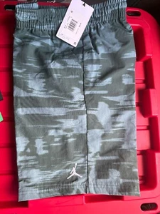 NEW Jordan Boys Youth Size Large 12-13 Yrs Rugged Nylon Shorts, Oxidized Green - Picture 1 of 2