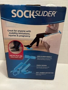 Sock Slider Easy on off Sock Aid Kit Shoe Horn Pain Free No Bending Stretching - Imagen 1 de 7