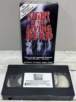 Night Of The Living Dead VHS George A. Romero Zombie Classic 1992 - Image 1 of 3