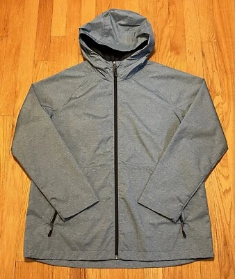 32 DEGREES COOL ABRIGO DE LLUVIA LIGERO CON CAPUCHA Y CREMALLERA PARA MUJER TALLA M NUEVO AZUL PIZARRA Foto 1 de 4