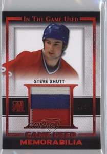 2016 Leaf ITG Used Game-Used Memorabilia Red Spectrum /4 Steve Shutt Patch HOF