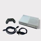 Microsoft Xbox One S 1681 1TB Gaming Console Controller Cables White