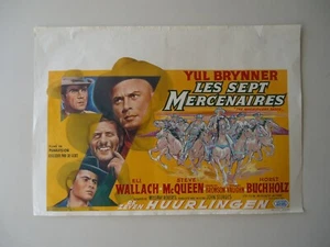 WESTERN/LES SEPT MERCENAIRES/F28/affiche belge RR - Picture 1 of 1