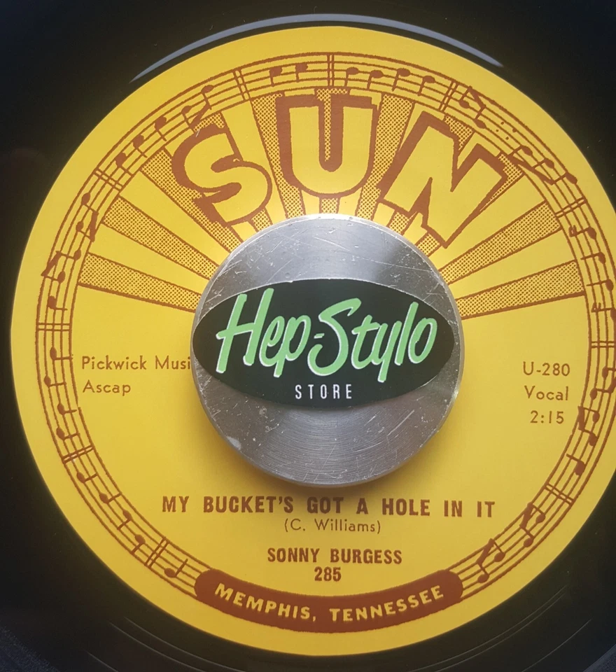 45Re✦SONNY BURGESS✦"My Bucket's Got A Hole In It/Sweet Misery"✦Killer Hank Cover