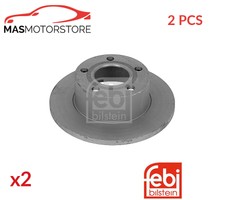 BRAKE DISCS SET PAIR REAR FEBI BILSTEIN 09075 2PCS P FOR VW PASSAT
