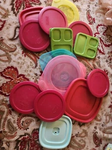 Lot of Assorted Tupperware LIDS ONLY Multiple shapes and sizes - Picture 1 of 1