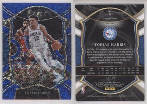 2020-21 Panini Select Concourse Blue Disco Prizm /25 Tobias Harris #11