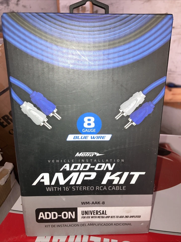 Metra WM-AAK-8 Add an Amp Stereo Wiring Kit with 8 Gauge Wire (AAK-8) - [LN]™ - Image 1 of 1