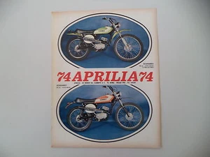 Werbung Werbung 1974 Motorrad Aprilia Scarabeo 50 - Bild 1 von 1