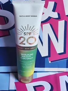 Bath and & Body Works Waikiki Strand Kokosnuss LSF 20 Sonnencreme Lotion 6oz - Bild 1 von 5