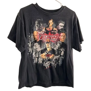 Camiseta WWE Monday Night RAW 2003 Stone Cold Umaga Cena Orton Jericho Hardy M - Imagen 1 de 5