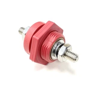 Copper Core Through Panel Power Jumper Bush - 440 Amp Red VTE - Picture 1 of 4