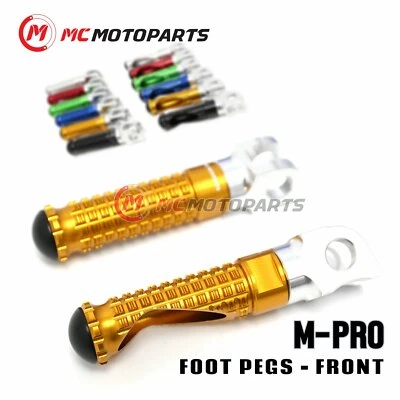 M-PRO Rider Front Foot Pegs Kit Set For Triumph Bonneville SE 01-13 12 11 10 - Image 1 of 4