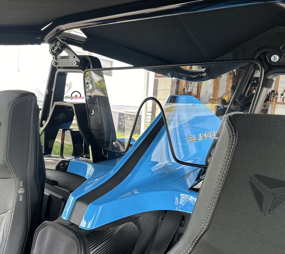 Deflectores de viento para parabrisas trasero para Polaris Slingshot - Pantalla de luz Foto 1 de 4