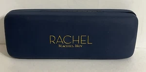 Rachel Roy Eyeglasses Reading Glasses Case Only, Navy Blue Hard Clamshell Velvet - Picture 1 of 5