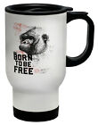 Born To Be Free - Gorilla Travel Mug Cup