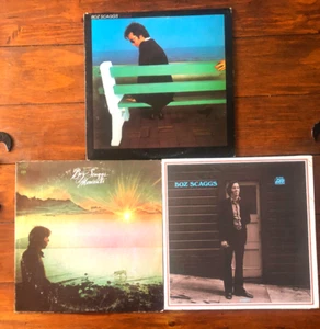 Lot 3 Vinyl LPs BOZ SCAGGS Moments, Silk Degrees, Self-Titled NM LPs - Picture 1 of 12