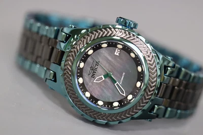 INVICTA Specialty Boy 44mm Stainless Steel Black + Green Black dial NH35A Auto - Image 1 of 4