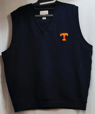 Chaleco Suéter Cutter & Buck Para Hombre XL Tennessee Volunteers Negro Bordado XL Foto 1 de 4