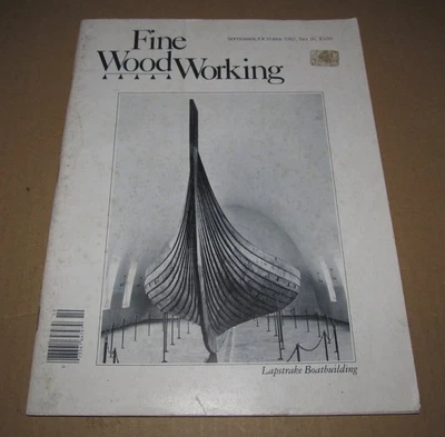 Fine Woodworking Magazine Sept/Oct  1982 Lapstrake Boatbuilding feature article - Image 1 of 4