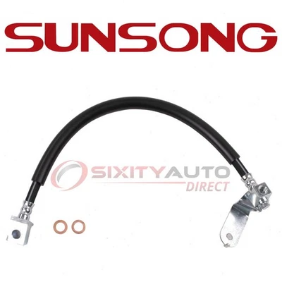 Sunsong Rear Left Brake Hydraulic Hose for 2005-2008 Dodge Magnum - Hoses ws Foto 1 de 4