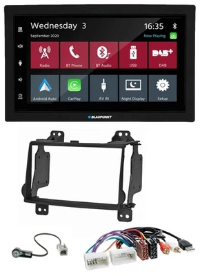 Blaupunkt 2DIN MP3 USB Bluetooth DAB Autoradio für Hyundai H1 08-15 Aux-Eing. US - Bild 1 von 4